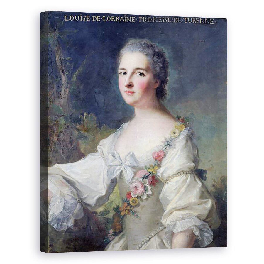 Tablou canvas - Jean-Marc Nattier - Louise-Henriette-Gabrielle de Lorraine 1718-88 Printesa de Turenne si Ducesa de Bouillon, 80 x 100 cm