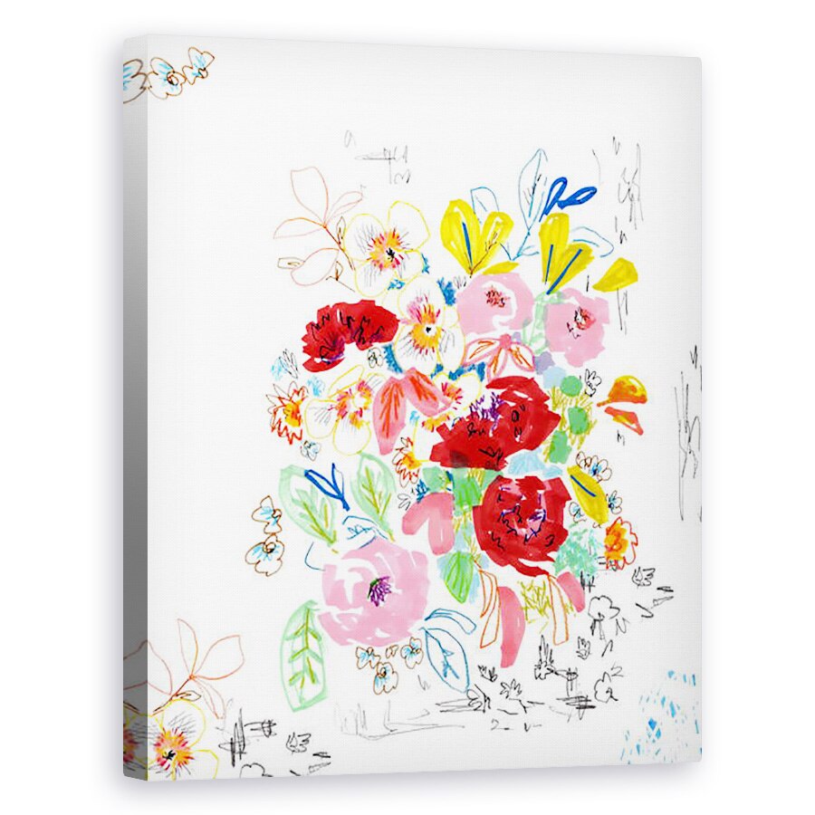 Tablou canvas - Jo Chambers - Schita Florala 3, 80 x 100 cm