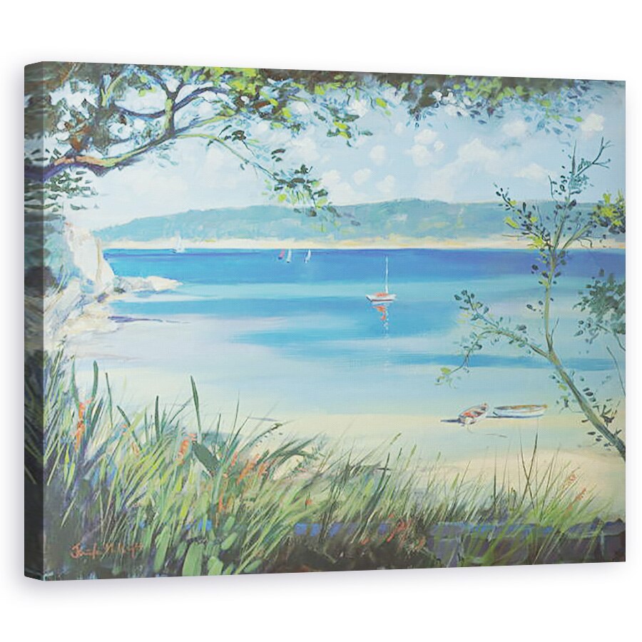 Tablou canvas - Jennifer Wright - Salcombe, Plaja Southnisids, 80 x 100 cm