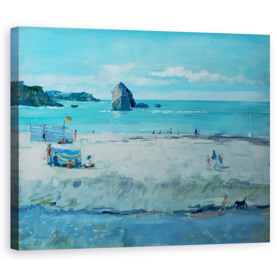 Tablou canvas - Jennifer Wright - Thurlestone Rock, Devon. Ulei pe panza, 80 x 100 cm