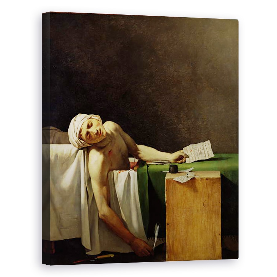 Tablou canvas - Jerome Martin Langlois - Moartea lui Marat, 60 x 75 cm