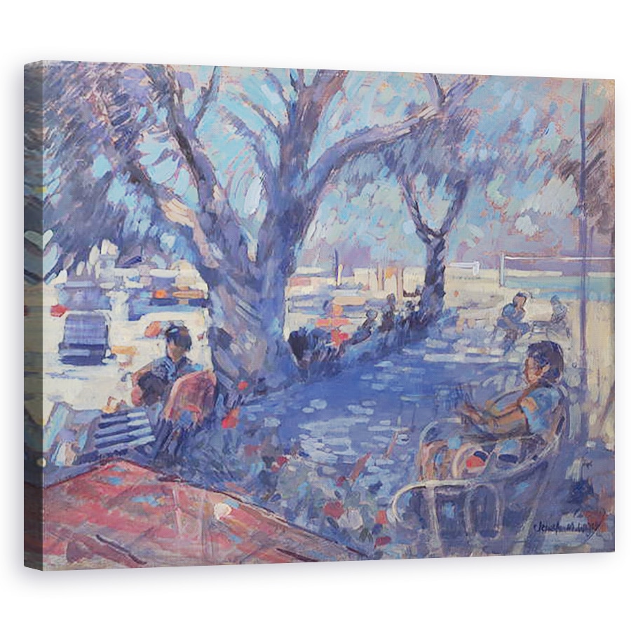 Tablou canvas - Jennifer Wright - Lemnos Beach Bar, 60 x 75 cm