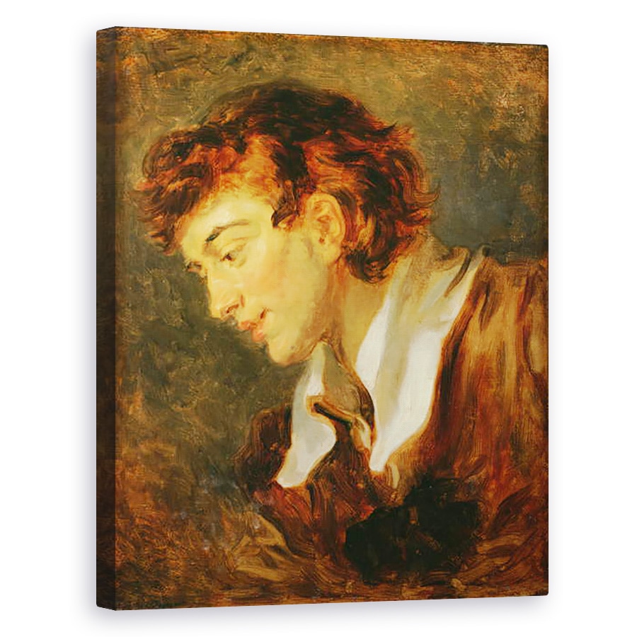 Tablou canvas - Jean-Honore Fragonard - seful unui tanar, 60 x 75 cm