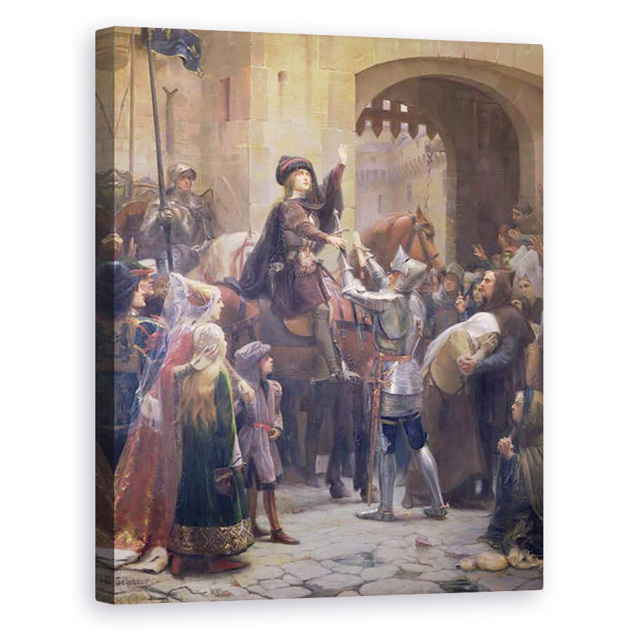 Tablou canvas - Jean-Jacques Scherrer - Ioana dArc 1412-31 Lasand Vaucouleurs, 80 x 100 cm