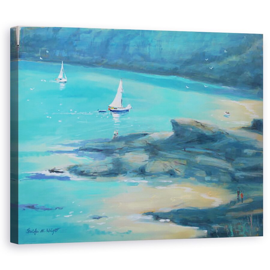 Tablou canvas - Jennifer Wright - Golful Salcombe Starehole, 80 x 100 cm