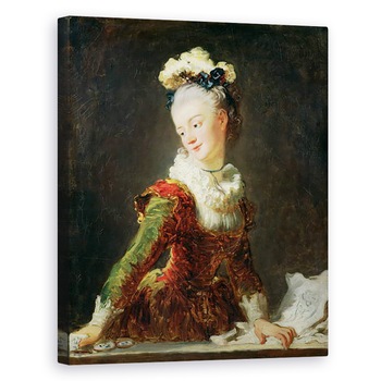 Tablou canvas - Jean-Honore Fragonard - Marie-Madeleine Guimard 1743-1816, 80 x 100 cm Tablou canvas - Jean-Honore Fragonard - Marie-Madeleine Guimard 1743-1816, 80 x 100 cm
