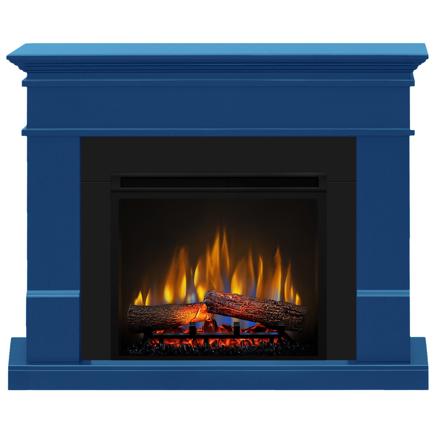 Semineu electric Lisabona Electric Blue - cu focar 3D Dimplex XHD23 si sunet