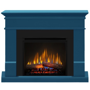 Semineu electric Lisabona Cobalt Blue - cu focar 3D Dimplex XHD23 si sunet Semineu electric Lisabona Cobalt Blue - cu focar 3D Dimplex XHD23 si sunet