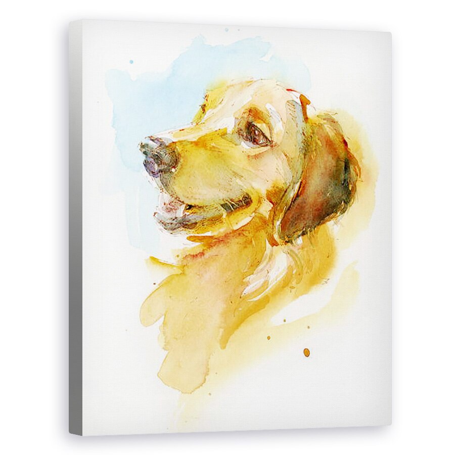 Tablou canvas - John Keeling - Golden Retriever, 2017, 80 x 100 cm