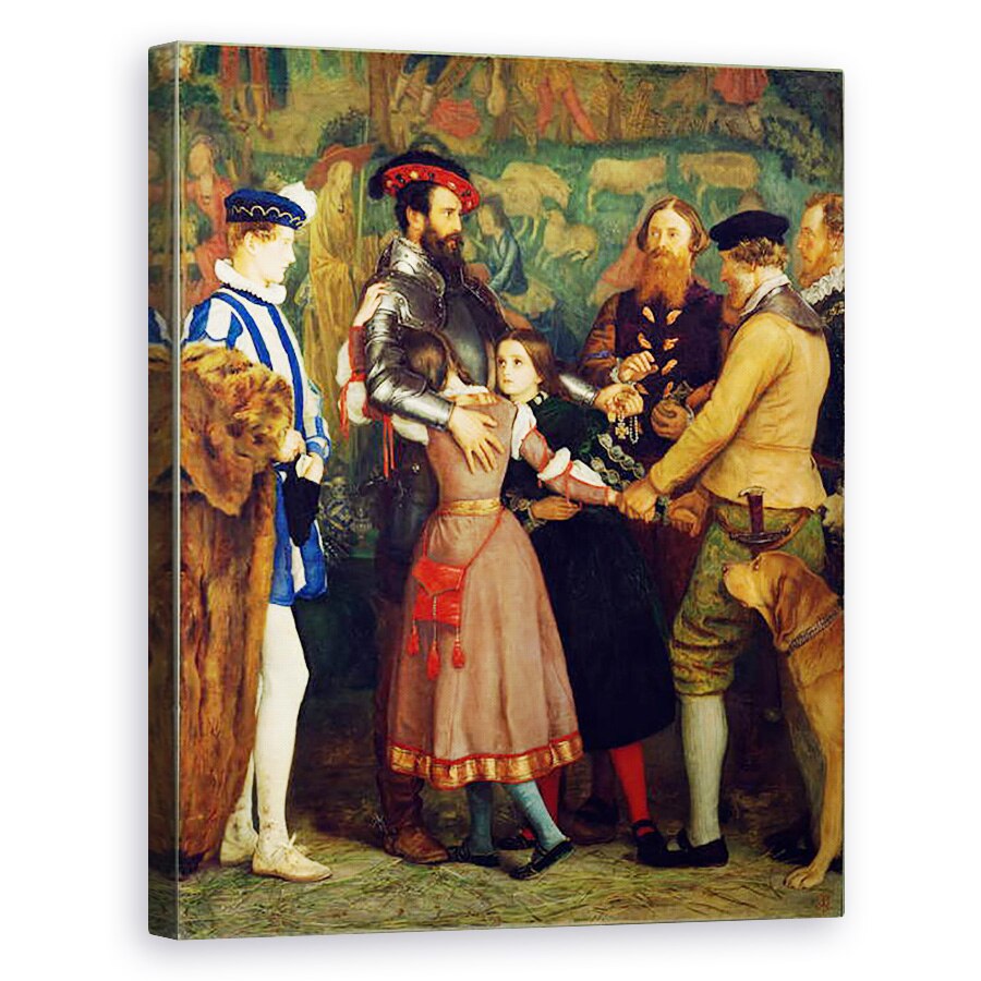 Tablou canvas - John Everett Millais - Rascumpararea, 80 x 100 cm