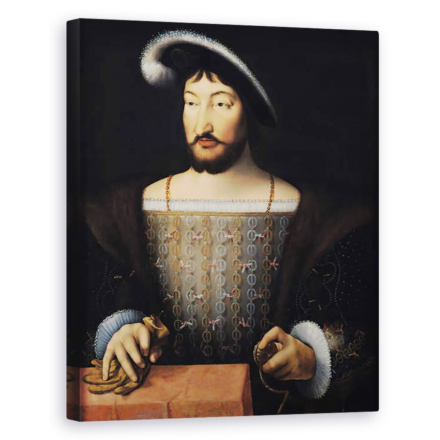 Tablou canvas - Joos van Cleve - François I 1497-1547, 60 x 75 cm