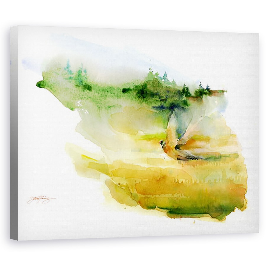 Tablou canvas - John Keeling - Fazan in zbor, 2015, 60 x 75 cm