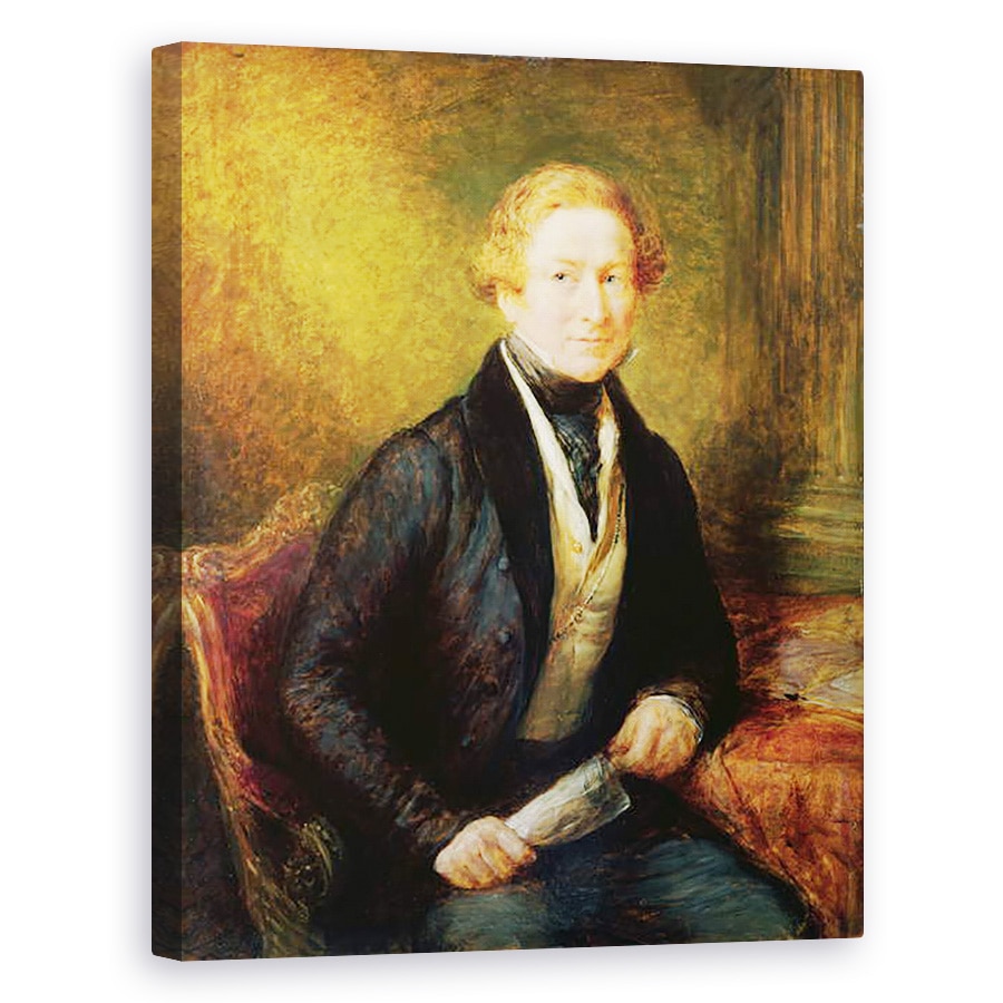 Tablou canvas - John Linnell - Sir Robert Peel, 80 x 100 cm