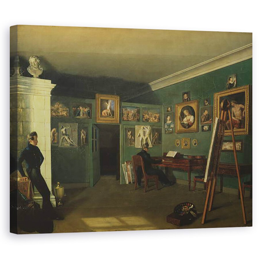 Tablou canvas - Kapiton Selentsov - Studioul Pictorului, 80 x 100 cm