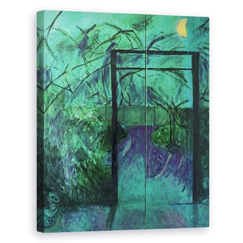 Tablou canvas - Julie Held - Gradina luminata de luna, 60 x 75 cm Tablou canvas - Julie Held - Gradina luminata de luna, 60 x 75 cm