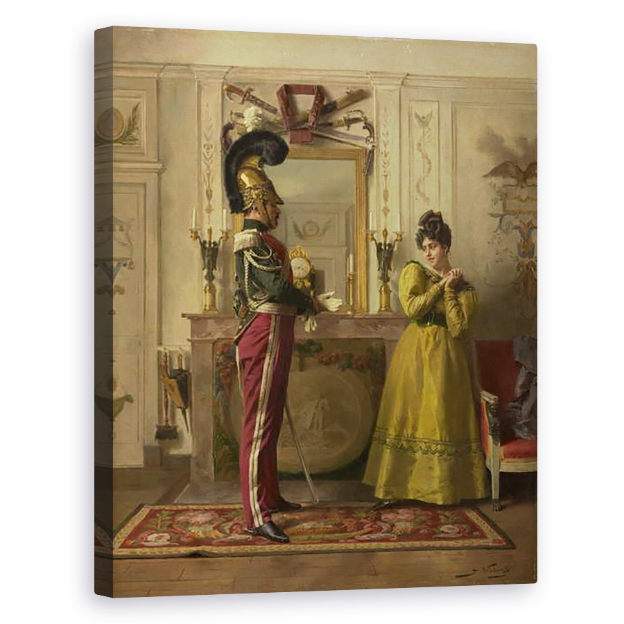 Tablou canvas - Jules Worms - Plecare pentru revizuire, 80 x 100 cm