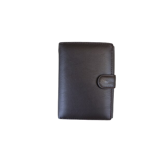 Portofel din piele naturala, Hassion, model E60 Coffee