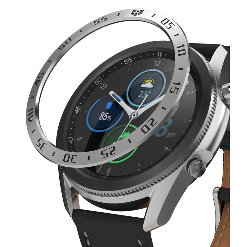 Rama ornamentala inox Ringke Samsung Galaxy Watch 3 (45mm) Silver