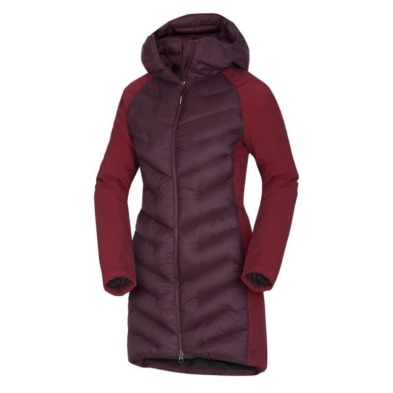 Geaca femei coldwet hybrid Softshell-Taffeta NORTHFINDER Venila BU-4847SP, Visiniu