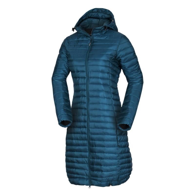 Geaca femei lunga puf sintetic 2D NORTHFINDER Vaspa BU-4848SP, Albastru