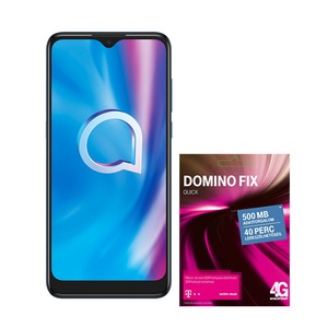 Alcatel 1s 2020 Feltoltokartyas Mobiltelefon Dual Sim Fekete Telekom Domino Quick Sim Kartya Emag Hu