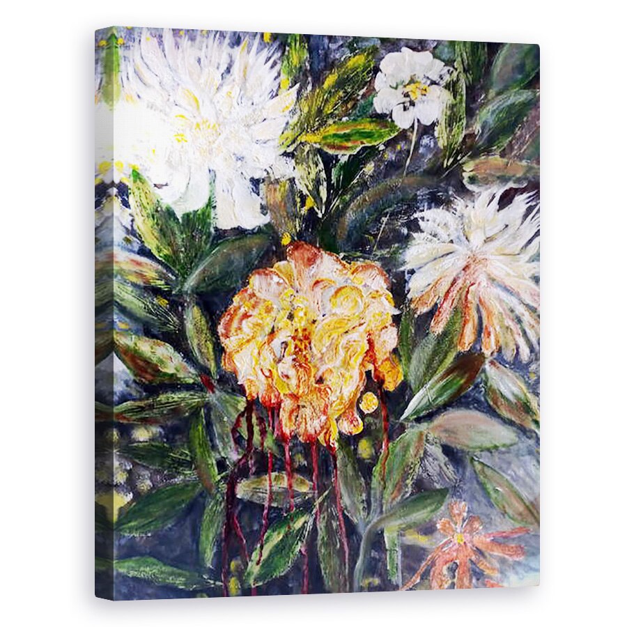 Tablou canvas - jocasta shakespeare - bujor sangerare, 80 x 100 cm