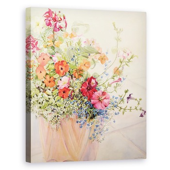 Tablou canvas - Joan Thewsey - Petunias, 80 x 100 cm Tablou canvas - Joan Thewsey - Petunias, 80 x 100 cm