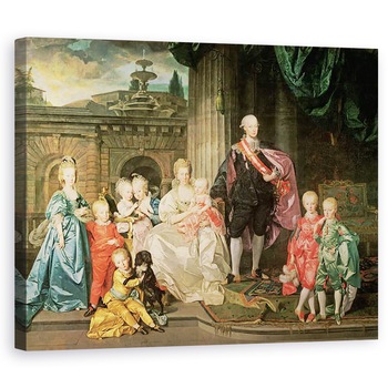 Tablou canvas - Johann Zoffany - Leopold I, Mare Duce de Toscana 1747-92 mai tarziu Leopold al II-lea, imparat al Austriei, 1790-92 impreuna cu sotia sa Maria Ludovica, 80 x 100 cm Tablou canvas - Johann Zoffany - Leopold I, Mare Duce de Toscana 1747-92 mai tarziu Leopold al II-lea, imparat al Austriei, 1790-92 impreuna cu sotia sa Maria Ludovica, 80 x 100 cm