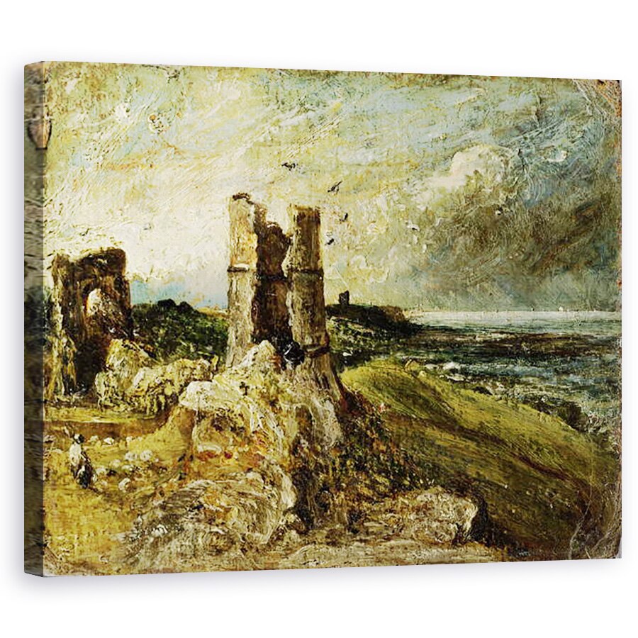 Tablou canvas - John Constable - Schita Castelului Hadleigh recto, 80 x 100 cm