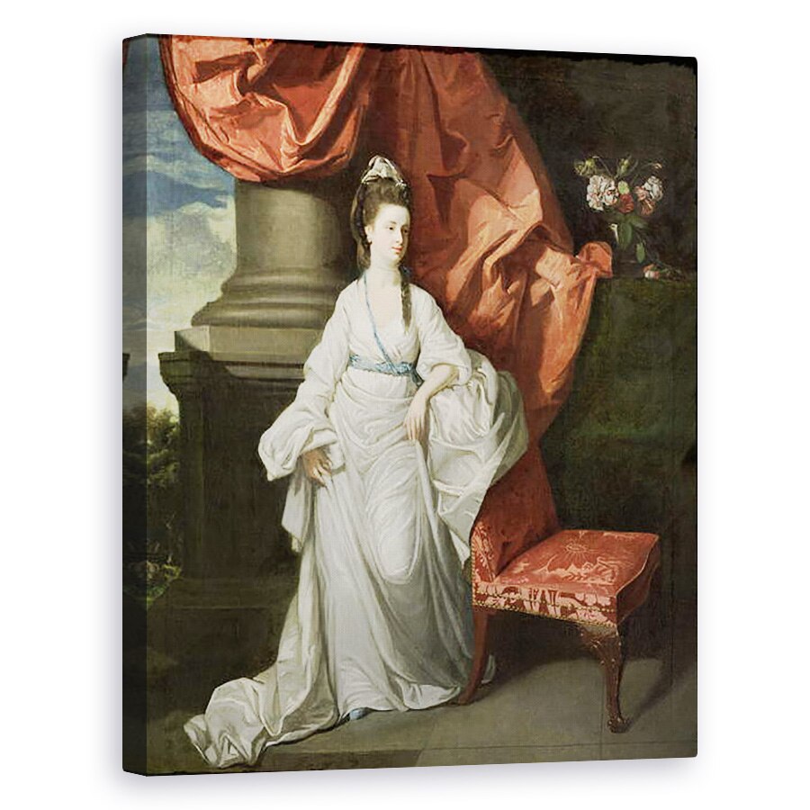 Tablou canvas - Johann Zoffany - Lady Grant, sotia lui Sir James Grant, Bt., 80 x 100 cm