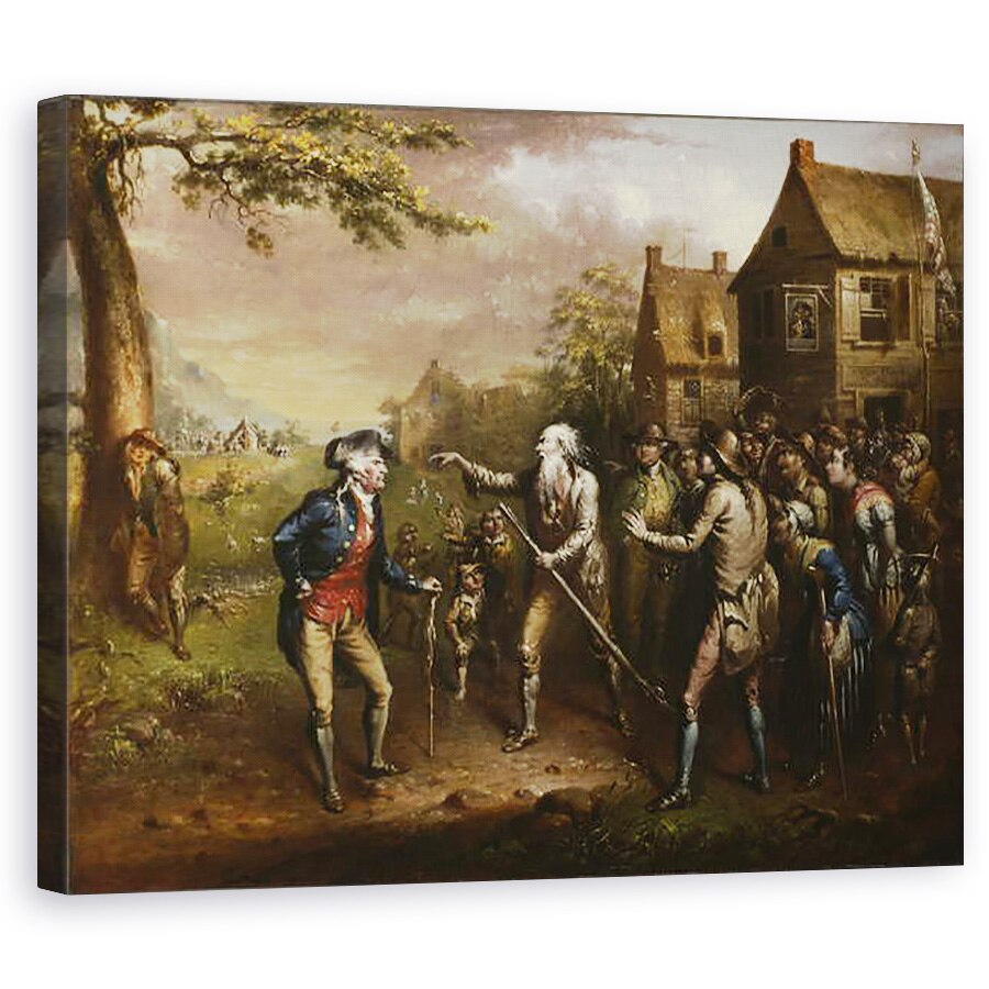 Tablou canvas - John Quidor - Rip Van Winkle, 80 x 100 cm