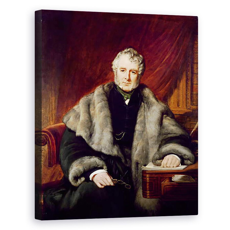 Tablou canvas - John Partridge - William Lamb, al doilea viconte Melbourne, 80 x 100 cm