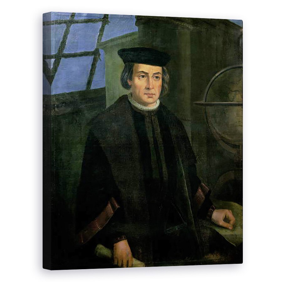 Tablou canvas - Jose Roldan - Cristofor Columb 1451-1506, 80 x 100 cm