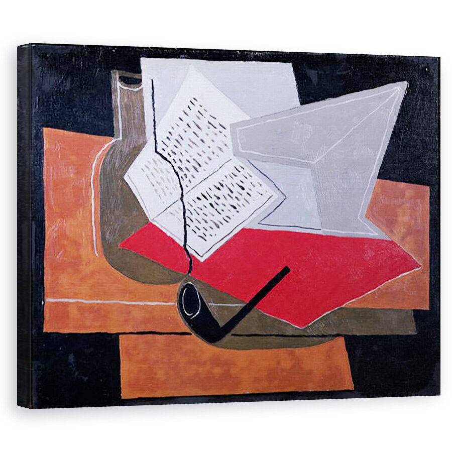 Tablou canvas - Juan Gris - Bowl si carte, 60 x 75 cm