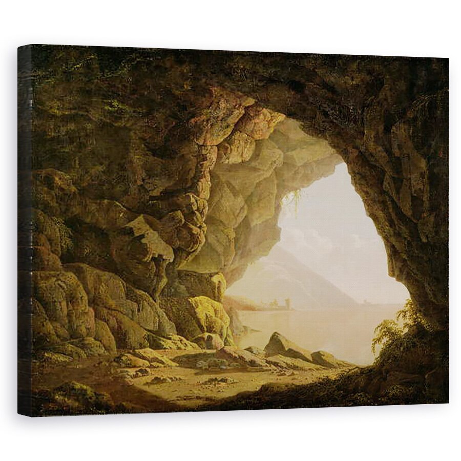 Tablou canvas - Joseph Wright of Derby - Cavern, Langa Napoli, 80 x 100 cm