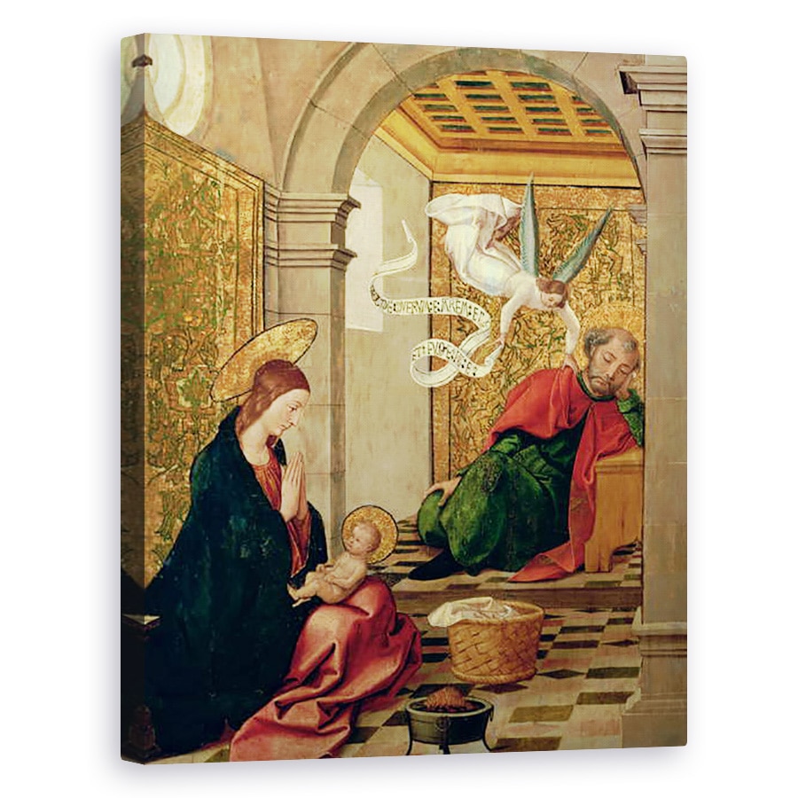 Tablou canvas - Juan de Borgona - Visul Sfantului Iosif, 60 x 75 cm