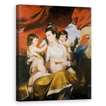 Tablou canvas - Joshua Reynolds - Lady Cockburn si cei trei fii ai ei mai mari, 60 x 75 cm Tablou canvas - Joshua Reynolds - Lady Cockburn si cei trei fii ai ei mai mari, 60 x 75 cm