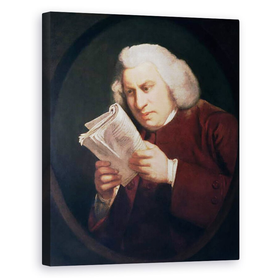Tablou canvas - Joshua Reynolds - Dr. Samuel Johnson 1709-84 1775, 60 x 75 cm