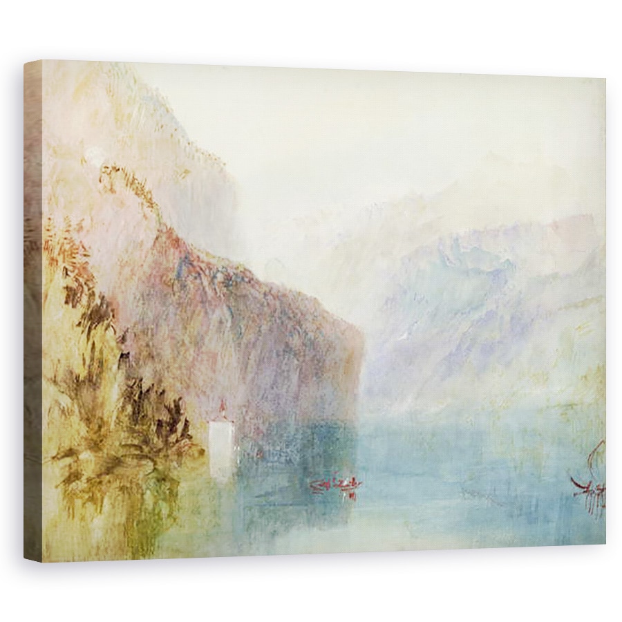 Tablou canvas - Joseph Mallord William Turner - Chapel Tell, Lacul Lucerna, 80 x 100 cm