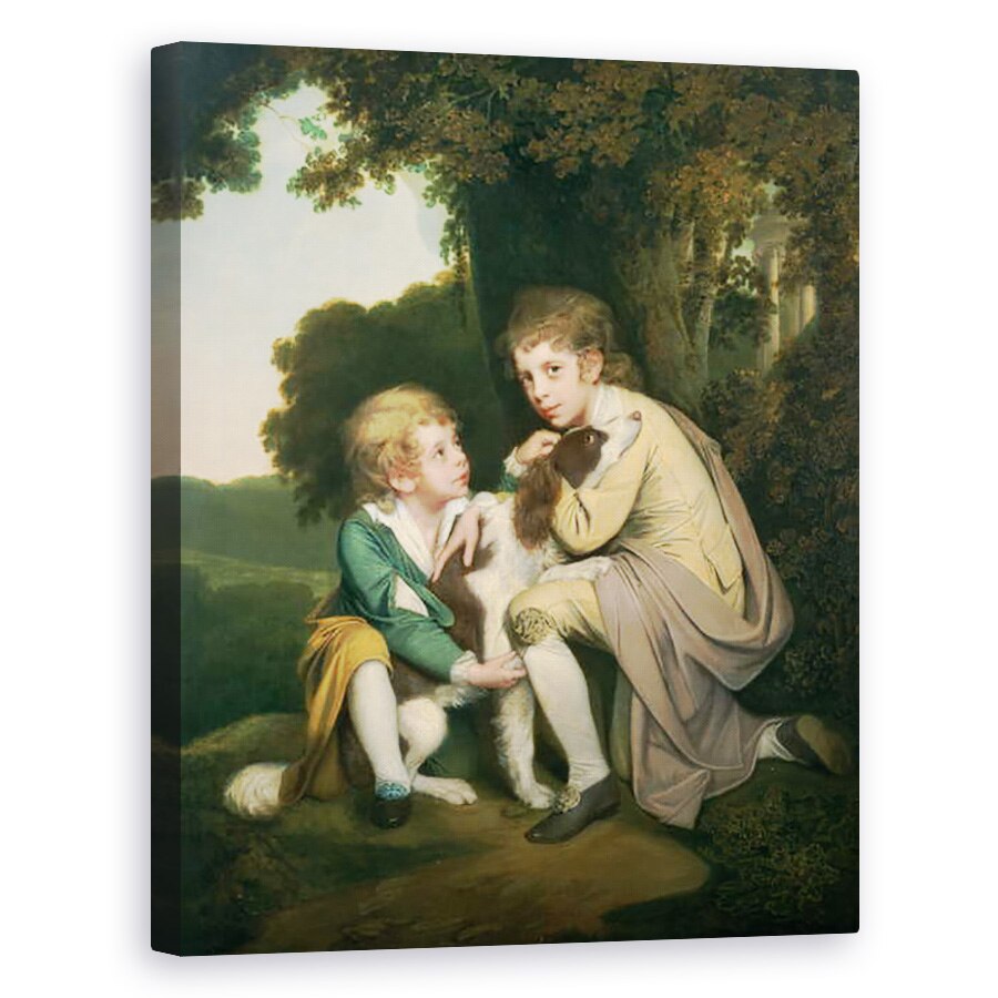 Tablou canvas - Joseph Wright of Derby - Thomas si Joseph Pickford in calitate de copii, 80 x 100 cm