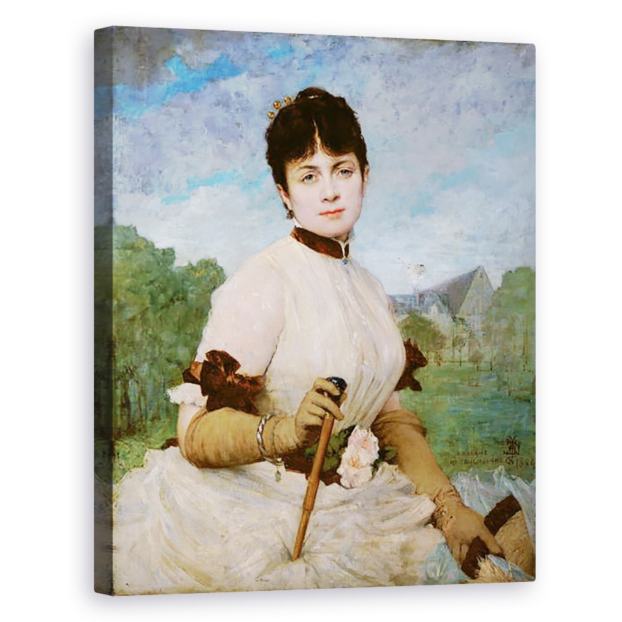 Tablou canvas - Jules Elie Delaunay - Madame Marie Toulmouche, 80 x 100 cm
