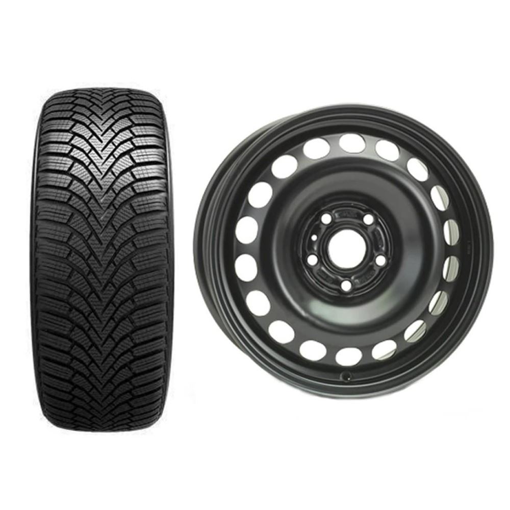 Roata completa VW Passat 3C, Scirocco, EOS janta otel ALCAR 8425 6.5x16 + anvelopa Iarna Sailun IceBlazer Alpine+ 205/55R16 91H