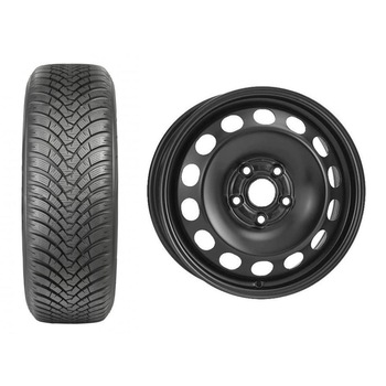 Roata completa VW Golf 7, Skoda Octavia 3, Seat Leon janta otel ALCAR 8247 6x16 + anvelopa iarna Falken HS01 205/55R16 91H Roata completa VW Golf 7, Skoda Octavia 3, Seat Leon janta otel ALCAR 8247 6x16 + anvelopa iarna Falken HS01 205/55R16 91H