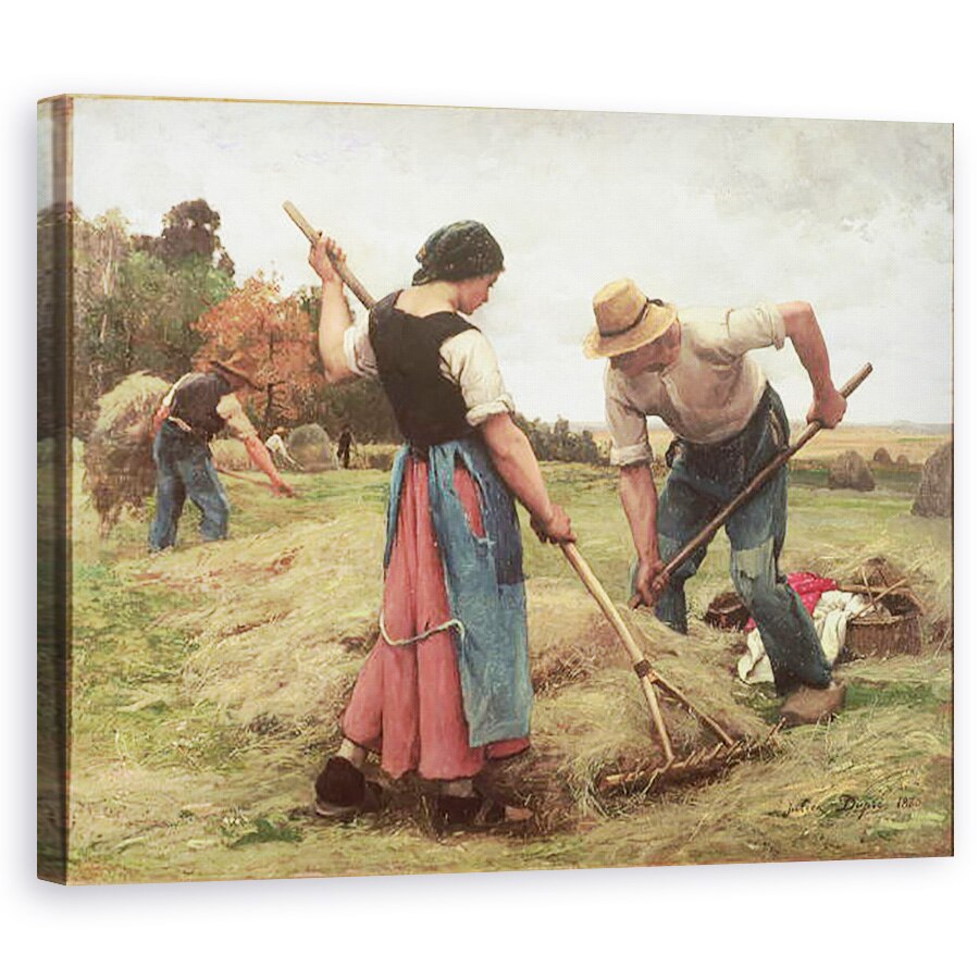 Tablou canvas - Julien Dupre - Haymaking, 80 x 100 cm