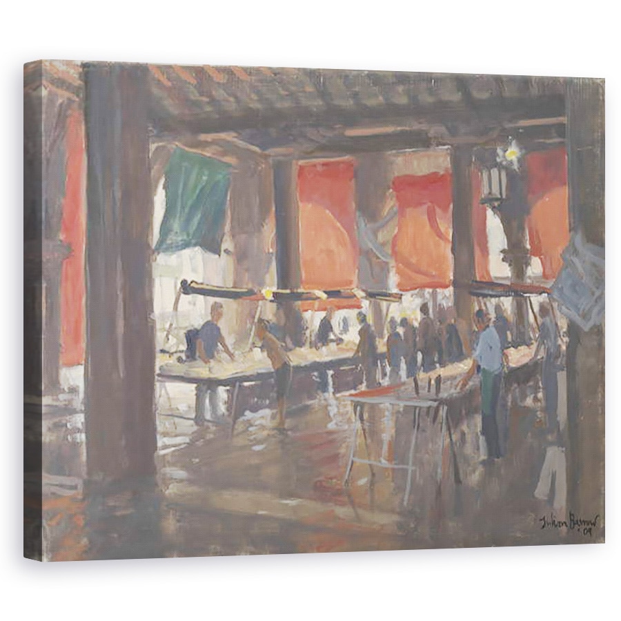 Tablou canvas - Julian Barrow - Piata de peste, Venetia, 80 x 100 cm