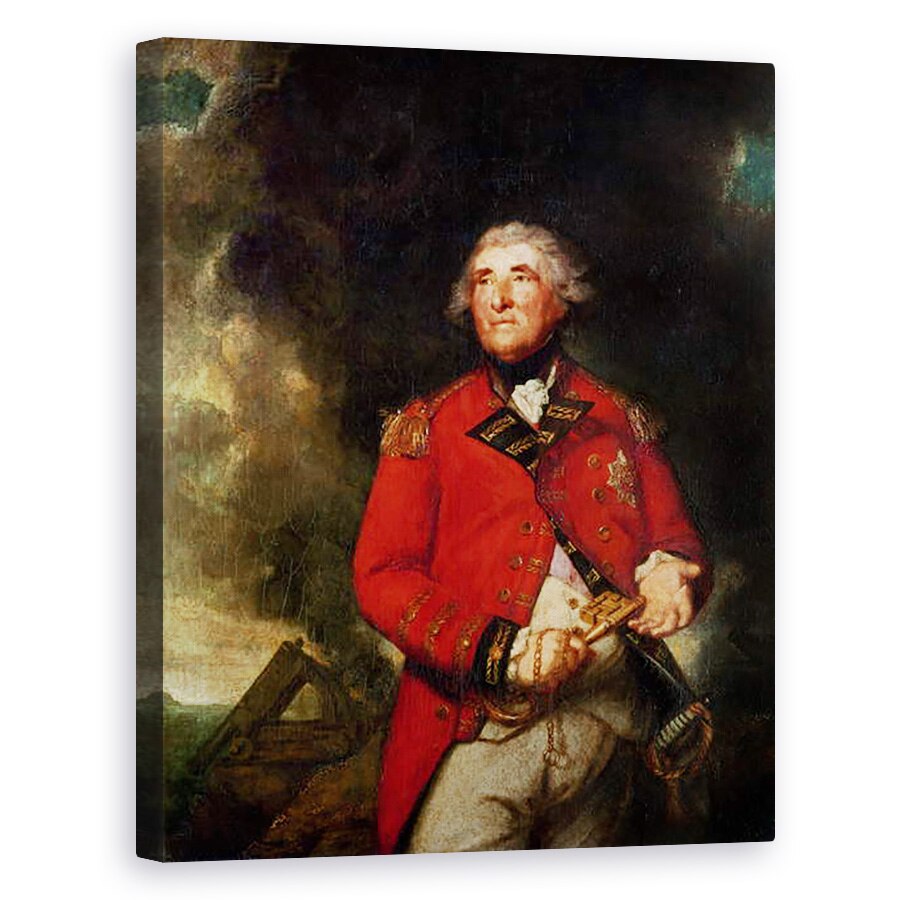 Tablou canvas - Joshua Reynolds - Lord Heathfield 1717-90 guvernator al Gibraltarului in timpul asediului din 1779-83, 80 x 100 cm