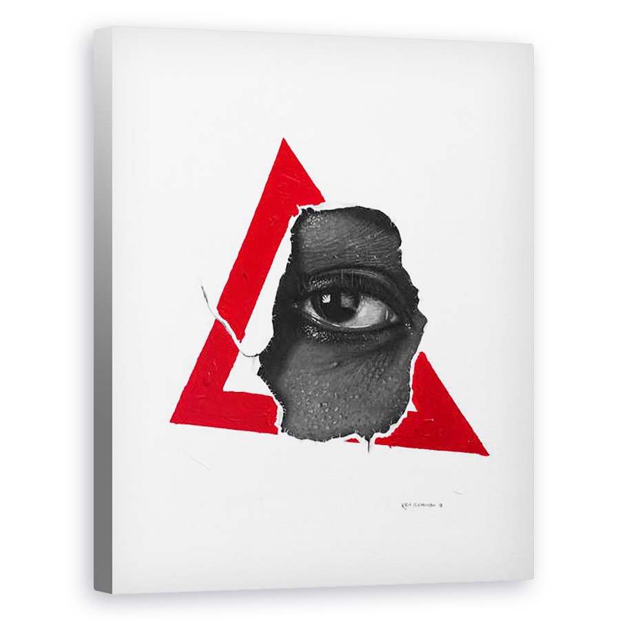 Tablou canvas - Ken Nwadiogbu - Minciuna rosie, 80 x 100 cm