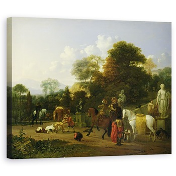Tablou canvas - Karel Dujardin - Dupa vanatoare, 60 x 75 cm Tablou canvas - Karel Dujardin - Dupa vanatoare, 60 x 75 cm