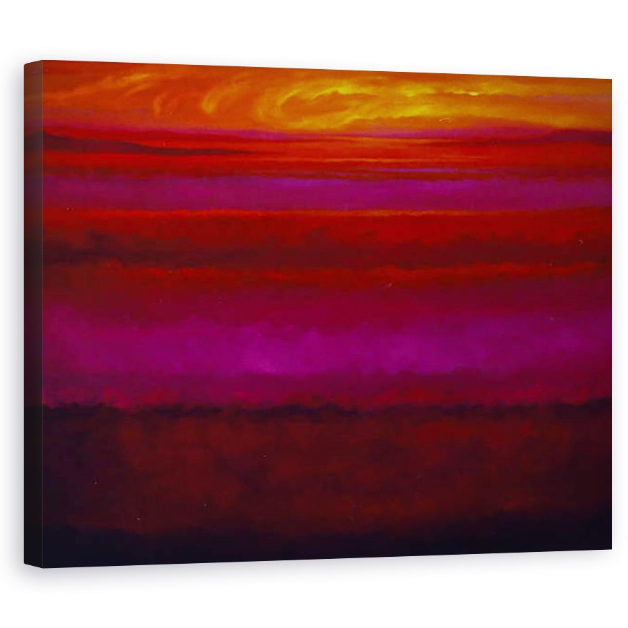 Tablou canvas - Lee Campbell - Aur si Magenta, 2005, 80 x 100 cm