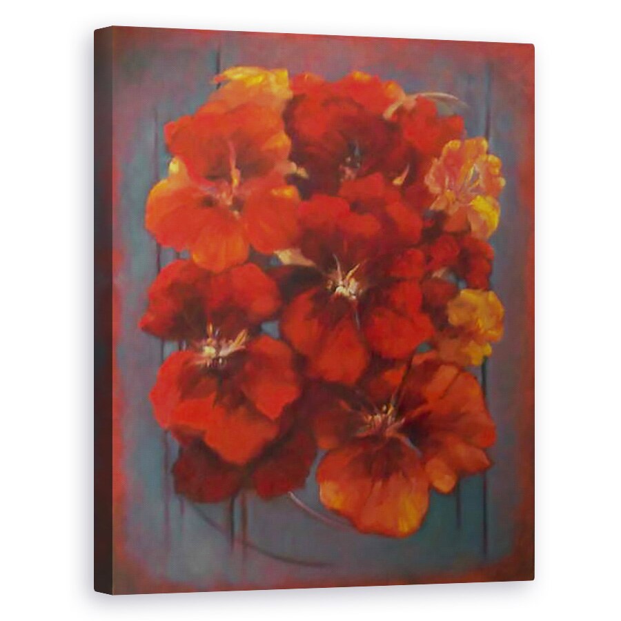 Tablou canvas - Lee Campbell - Nasturtiums 2012, 60 x 75 cm